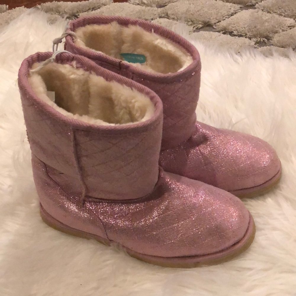 Pink iridescent Nordstrom Boots🎀